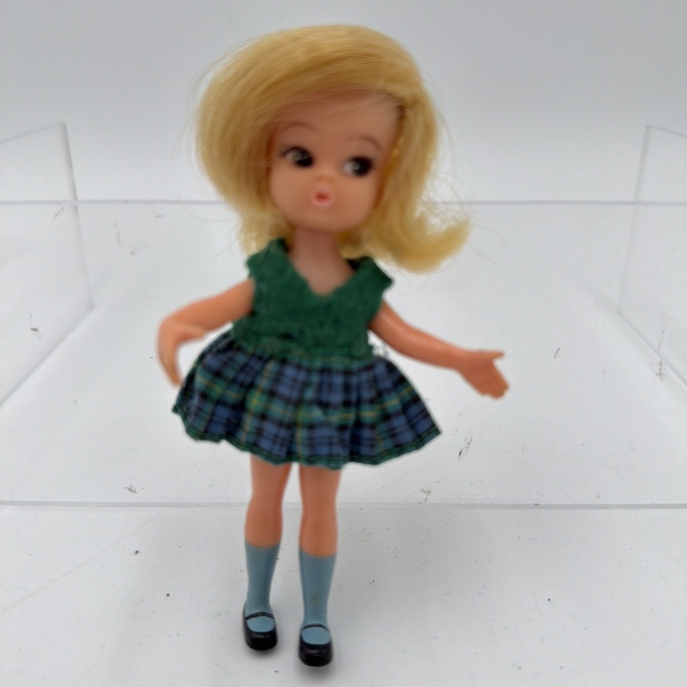 Vintage‎ 1965 Hasbro Dolly Darlings Doll Blonde School Days Susie Suzy